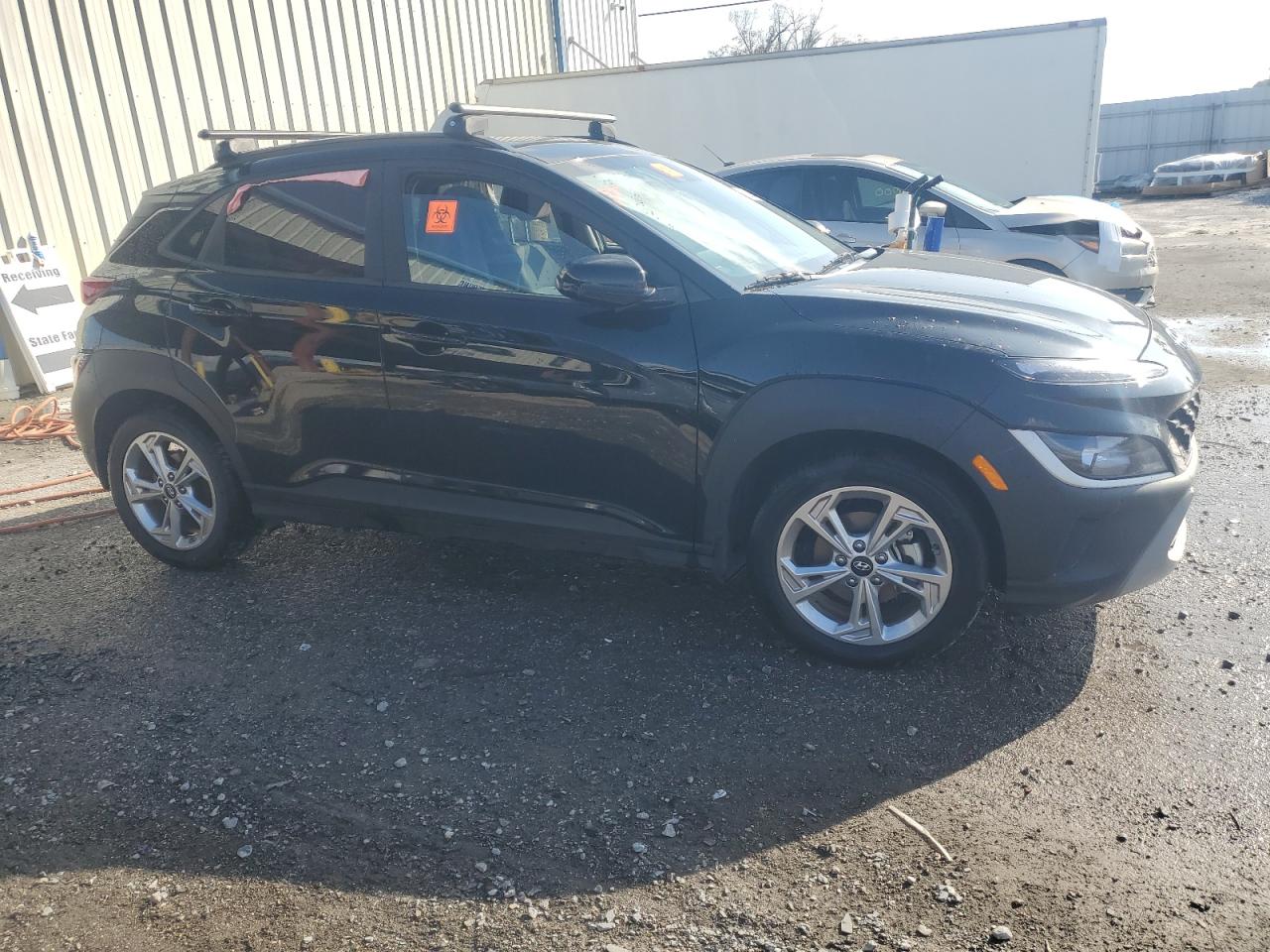 2022 Hyundai Kona VIN KM8K62AB9NU888620 Copart auction photo, biohazard/chemical damage thumbnail 4