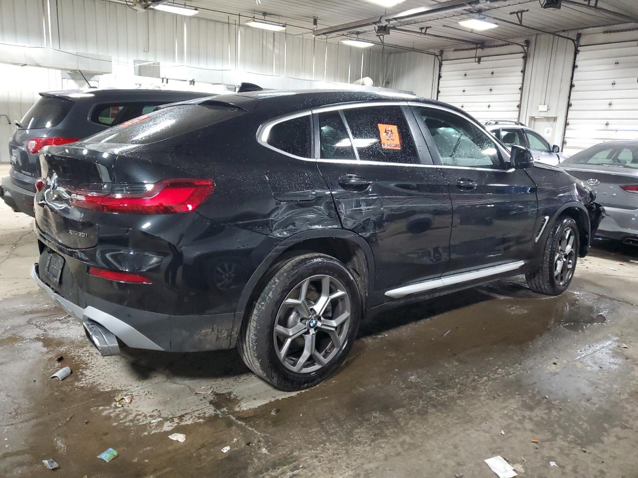 2024 BMW X4 VIN 5UX33DT09R9W80897 Copart auction photo, front end / all over damage thumbnail 3