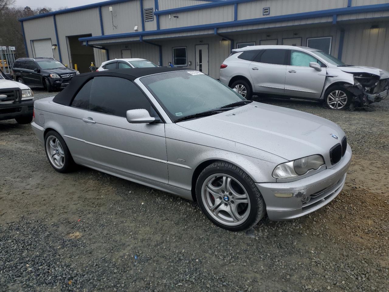 2001 BMW 3er VIN WBABS53411JU85191 Copart auction photo, side / undercarriage damage thumbnail 4