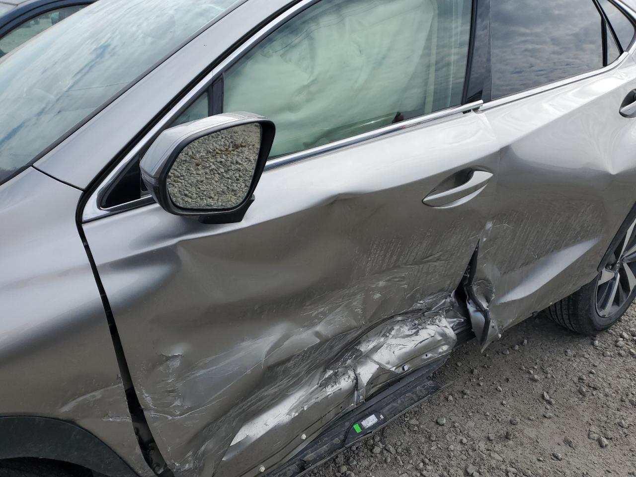 2018 Lexus NX VIN JTJBARBZ3J2150788 Copart auction photo, side damage thumbnail 7