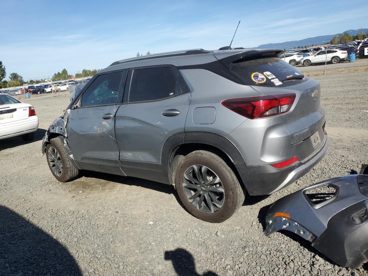 2023 Chevrolet TrailBlazer VIN KL79MPSL3PB072446 Copart auction photo, all over / side damage thumbnail 2