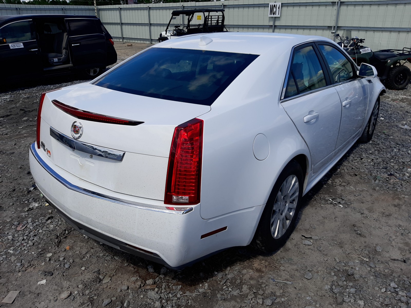 2012 Cadillac CTS VIN 1G6DE5E52C0148243 Copart auction photo, front end damage thumbnail 4