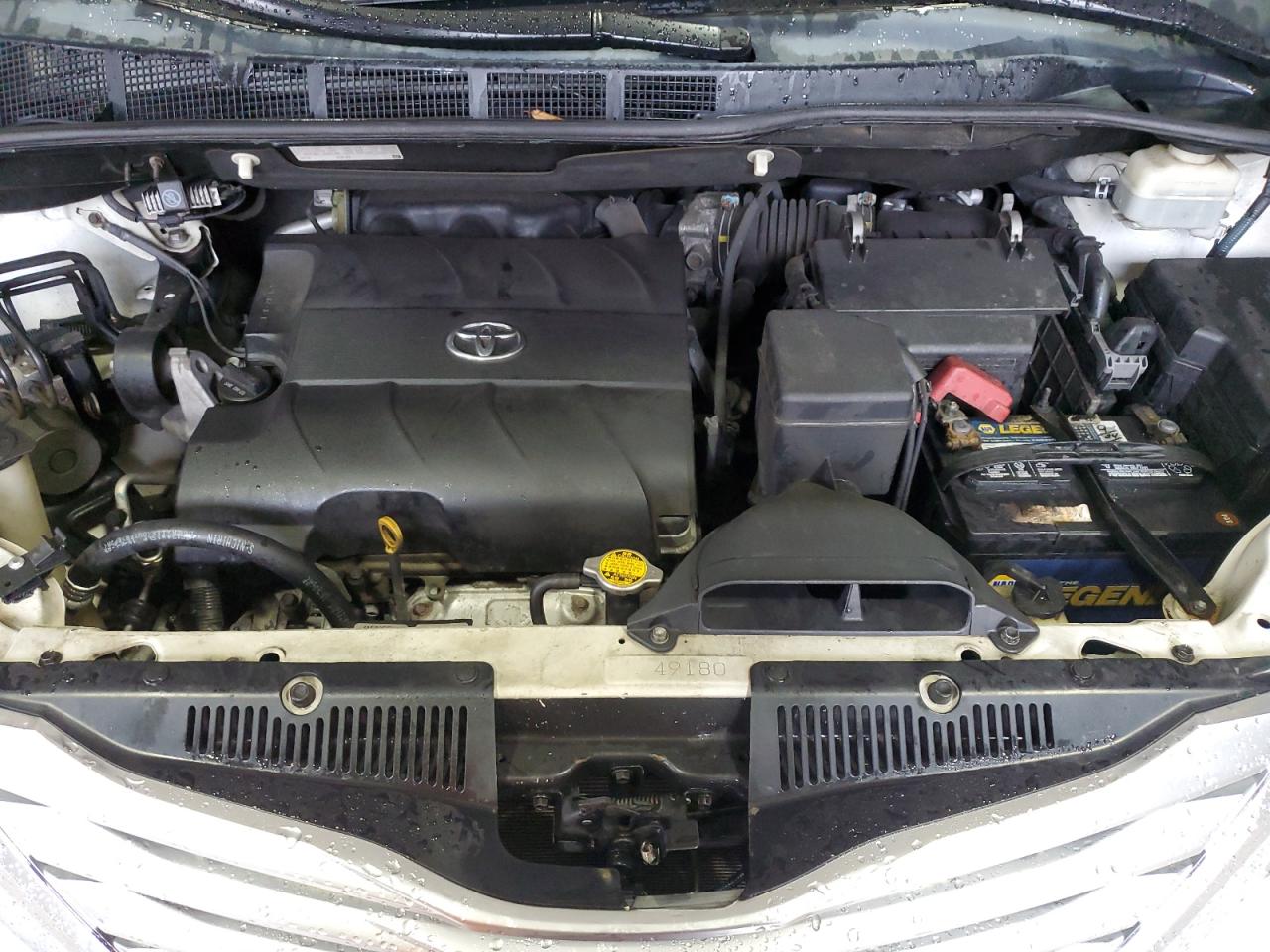 2011 Toyota Sienna VIN 5TDDK3DC1BS003281 Copart auction photo, rear end / side damage thumbnail 12