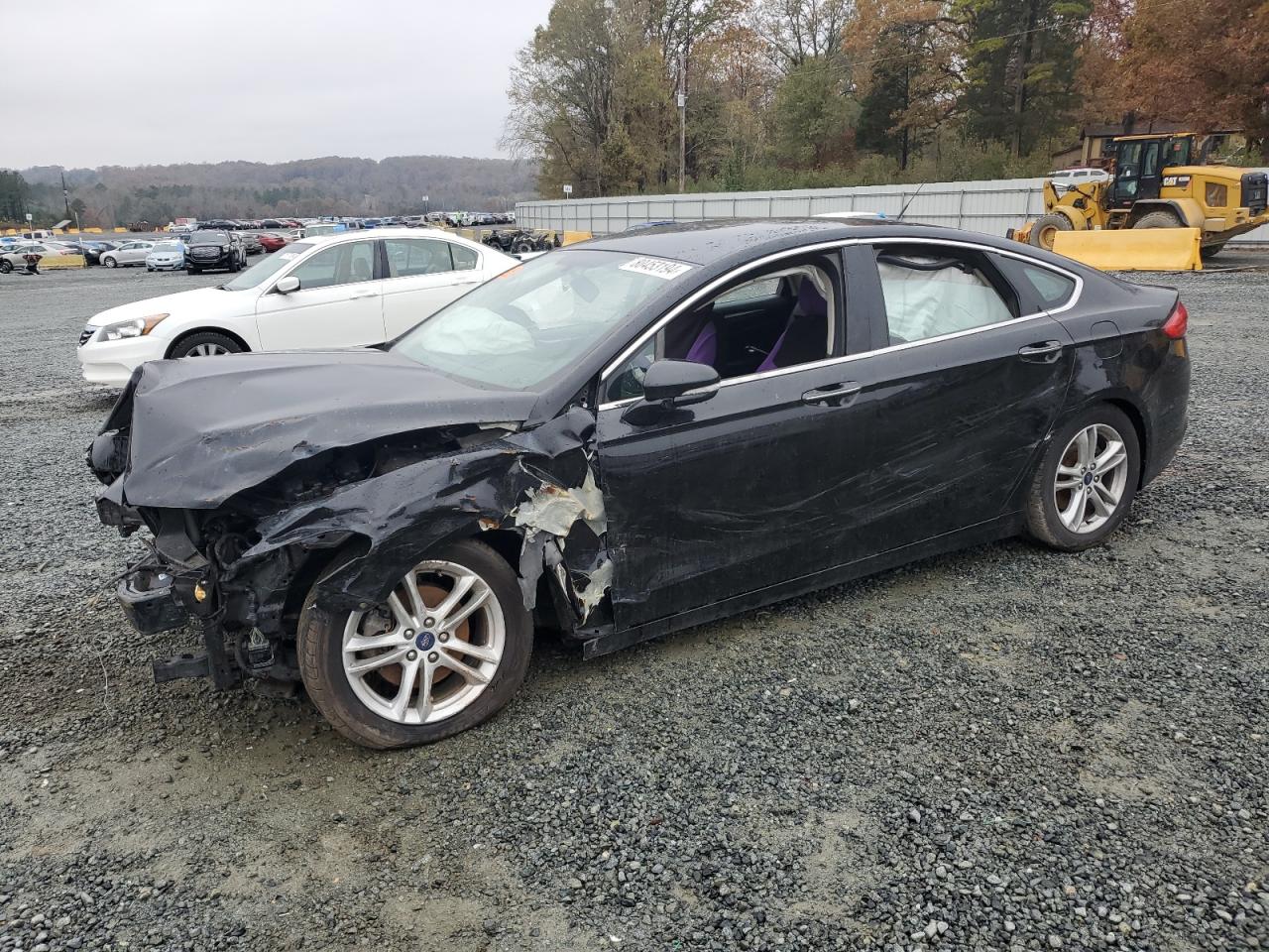 2018 Ford Fusion VIN 3FA6P0HD1JR239478 - Copart auction photo