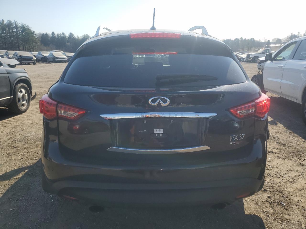 2013 Infiniti FX VIN JN8CS1MW9DM173577 Copart auction photo, rear end / minor dent/scratches damage thumbnail 6