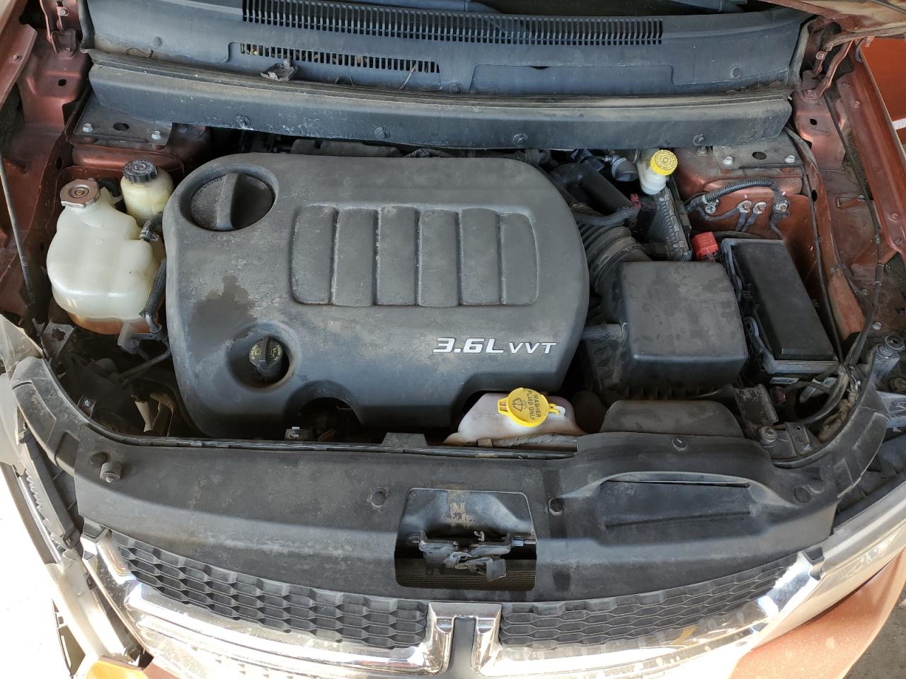 2014 Dodge Journey VIN 3C4PDCBGXET152988 Copart auction photo, front end damage thumbnail 13