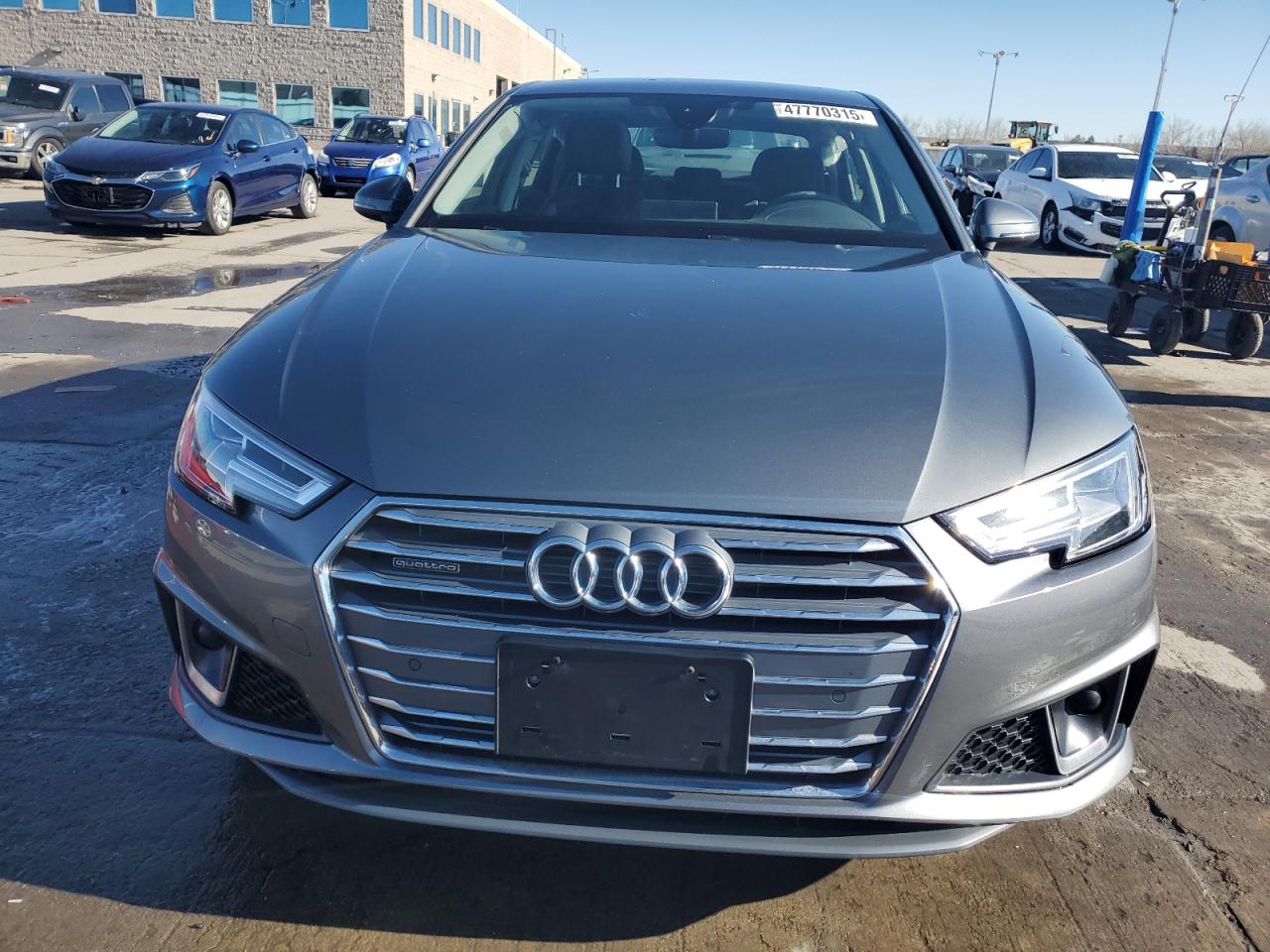2019 Audi A4 VIN WAUENAF47KA103207 Copart auction photo, side damage thumbnail 5