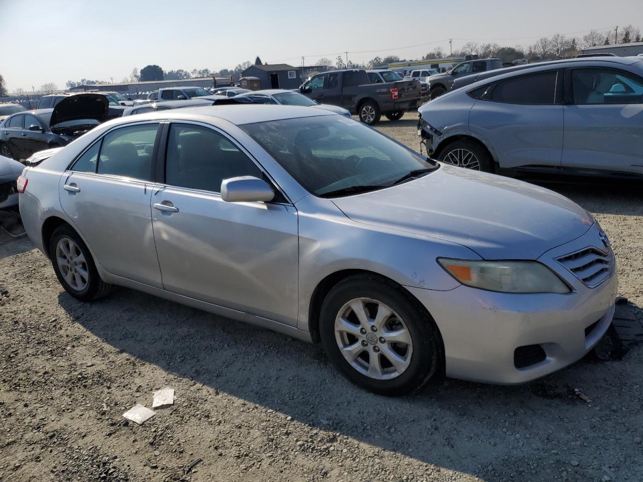 2011 Toyota Camry VIN 4T4BF3EK3BR181370 Copart auction photo, side / front end damage thumbnail 4