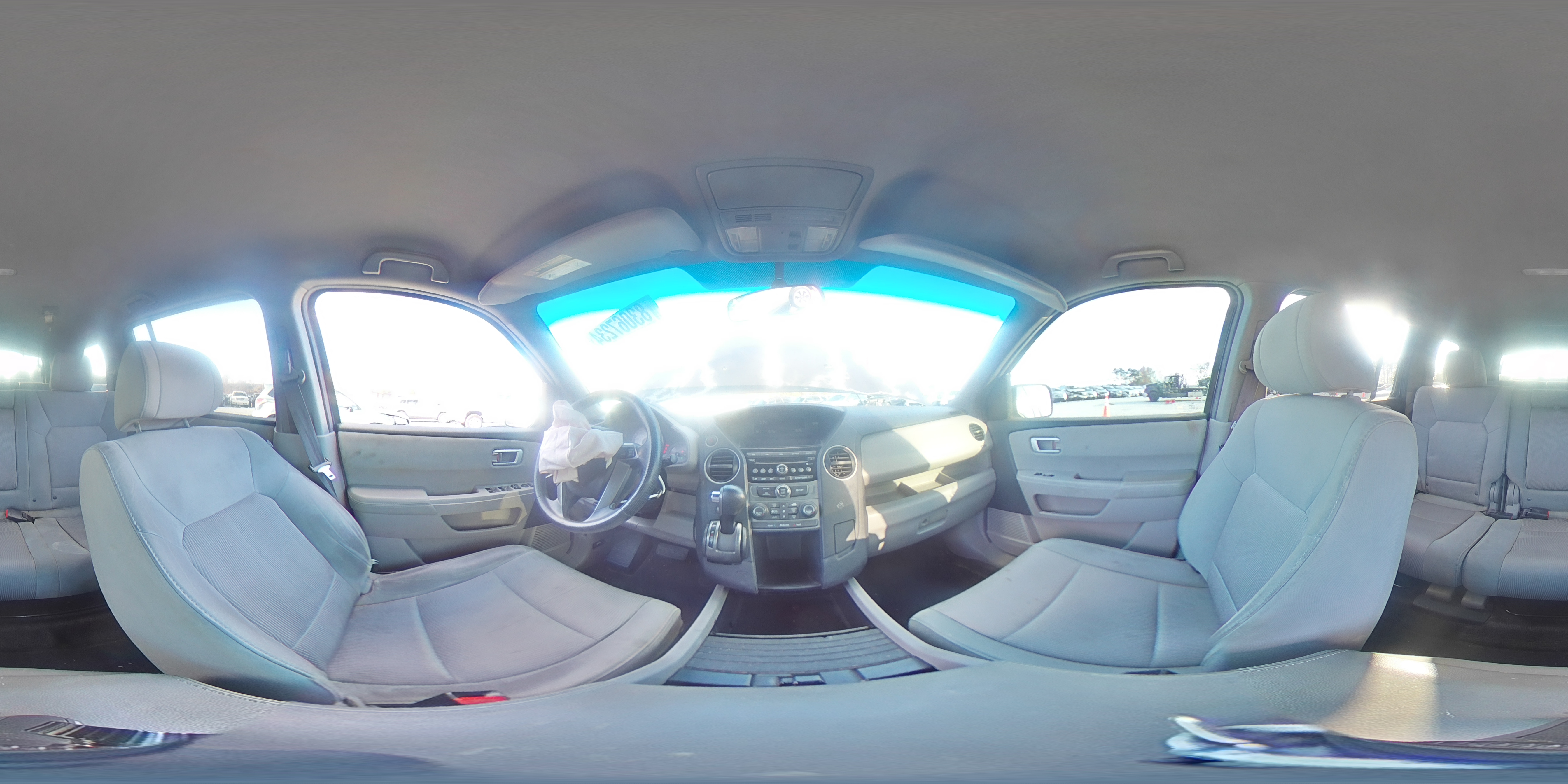 2012 Honda Pilot VIN 5FNYF3H49CB010557 Copart auction photo, all over / undercarriage damage thumbnail 14