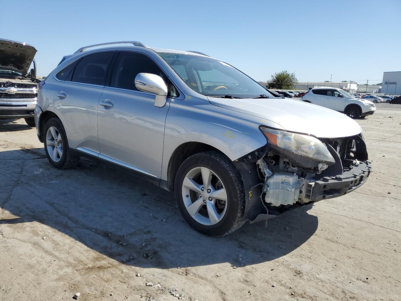 2012 Lexus RX VIN 2T2BK1BA9CC133232 Copart auction photo, rear end / front end damage thumbnail 4