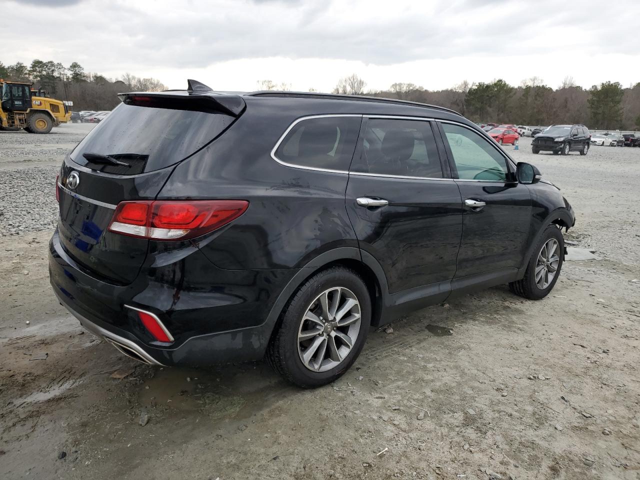2018 Hyundai Santa Fe VIN KM8SN4HF3JU293571 Copart auction photo, front end damage thumbnail 3