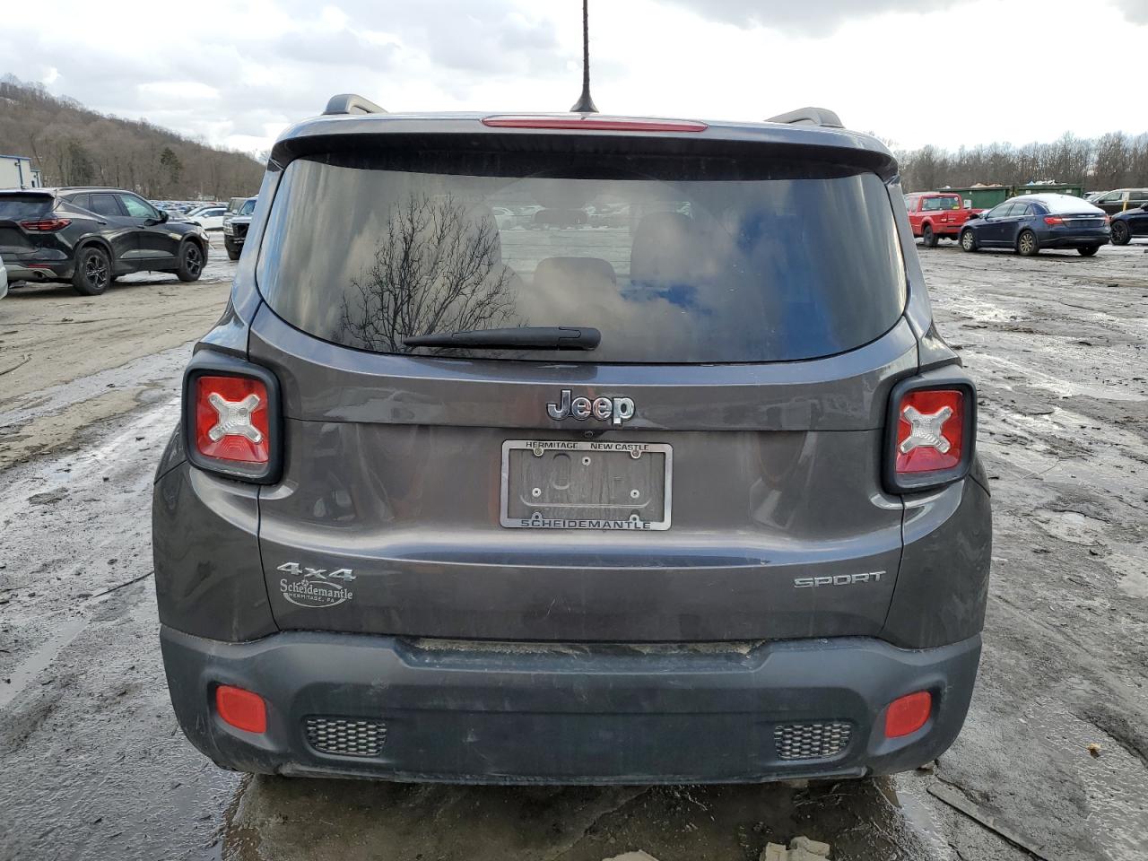 2017 Jeep Renegade VIN ZACCJBAB9HPF67335 Copart auction photo, front end / side damage thumbnail 6