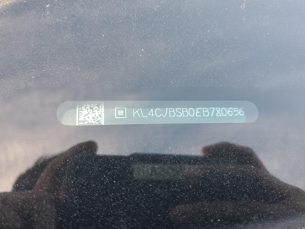 2014 Buick Encore VIN KL4CJBSB0EB780656 Copart auction photo, rear end / side damage thumbnail 15