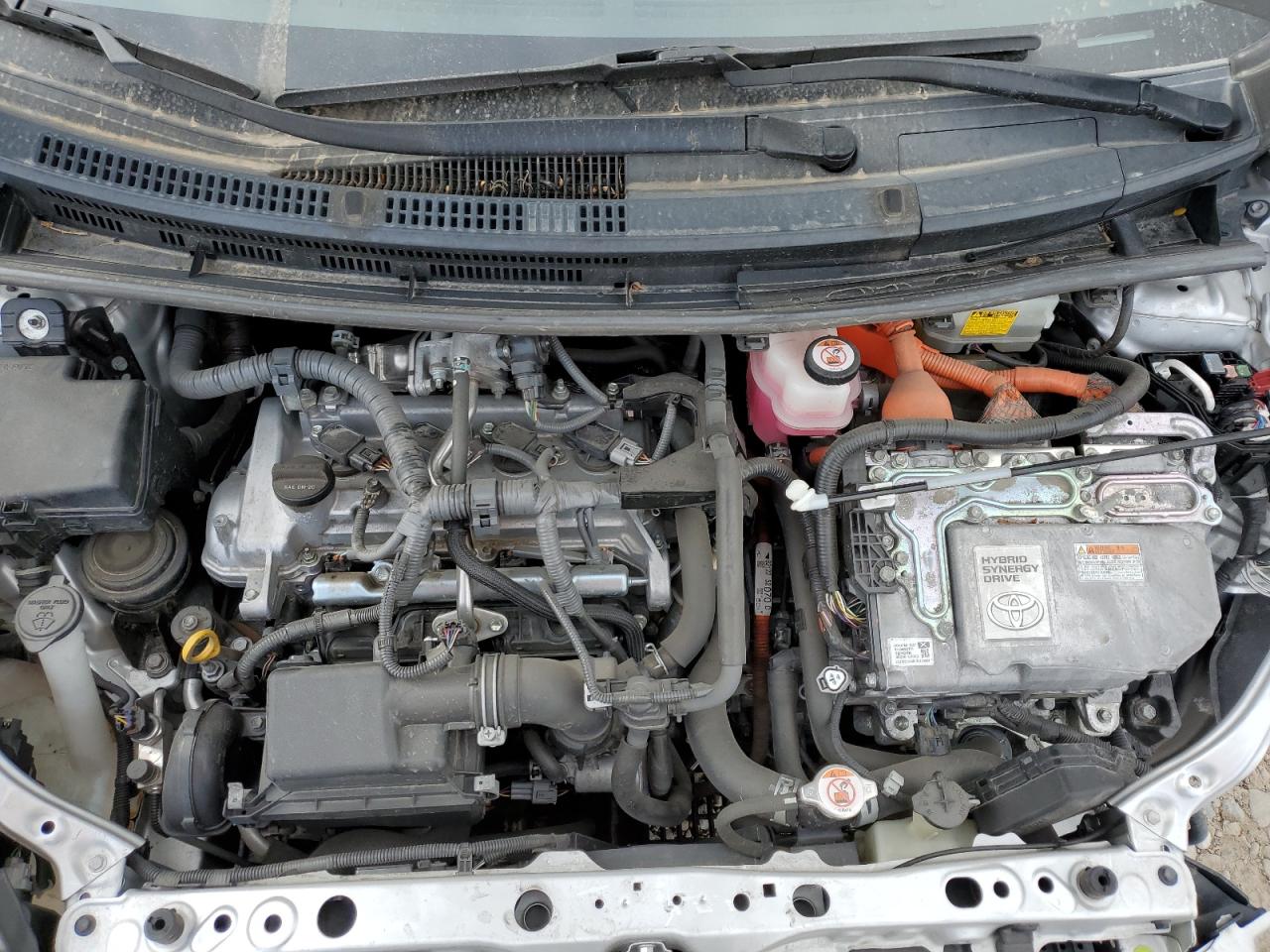 2018 Toyota Prius VIN JTDKDTB39J1606513 Copart auction photo, all over damage thumbnail 11