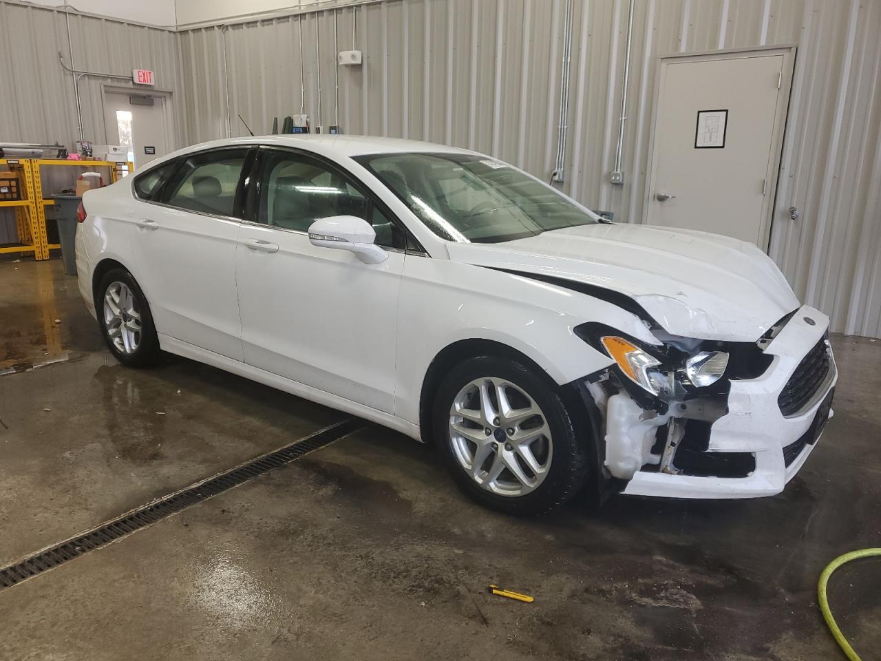2014 Ford Fusion VIN 1FA6P0H73E5389336 Copart auction photo, front end damage thumbnail 4