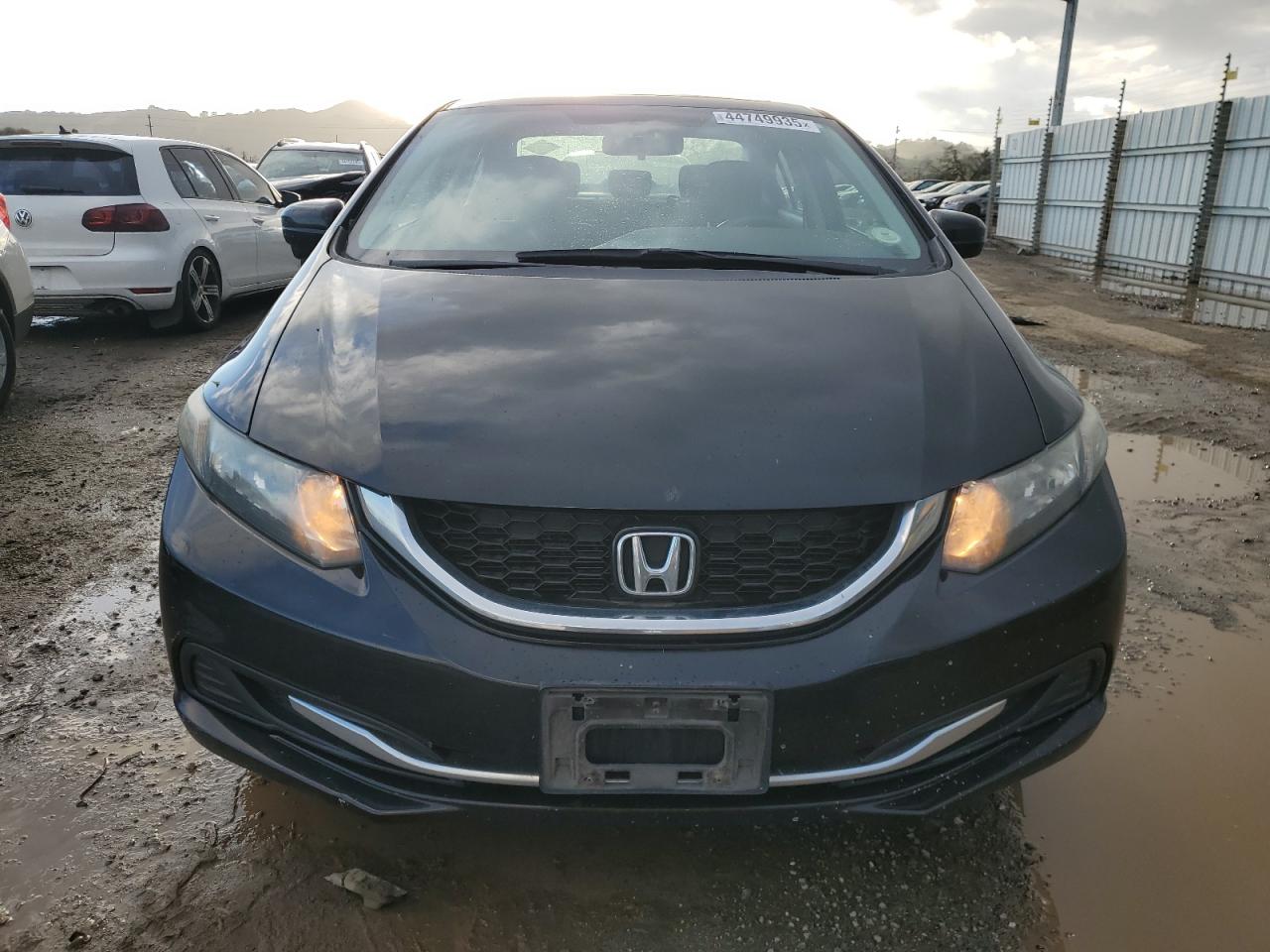 2015 Honda Civic VIN 19XFB2F86FE046283 Copart auction photo, rear end damage thumbnail 5