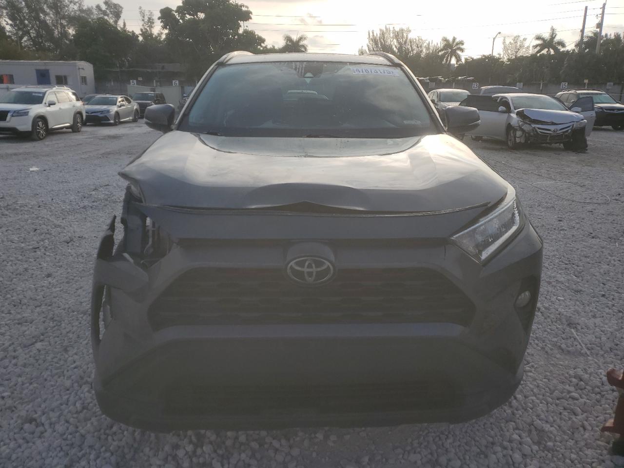 2021 Toyota RAV 4 VIN 2T3W1RFV4MC117419 Copart auction photo, rear end damage thumbnail 5