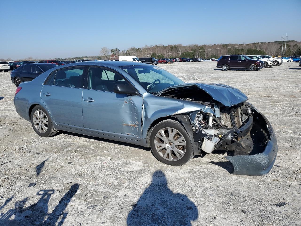 2008 Toyota Avalon VIN 4T1BK36B28U268013 Copart auction photo, front end / side damage thumbnail 4