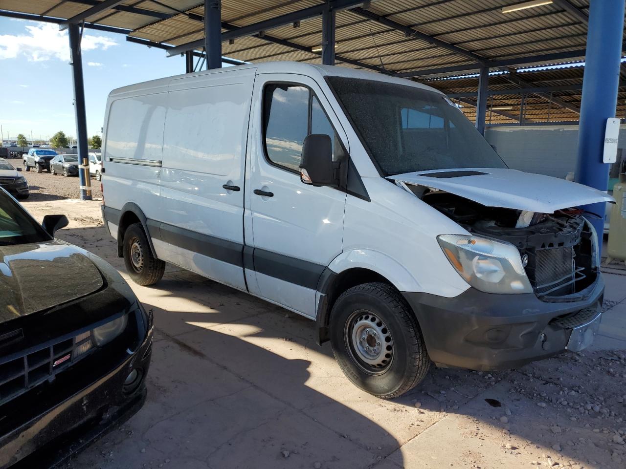2018 Mercedes-Benz Sprinter VIN WD3PE7CD3JP599468 Copart auction photo, undercarriage damage thumbnail 4