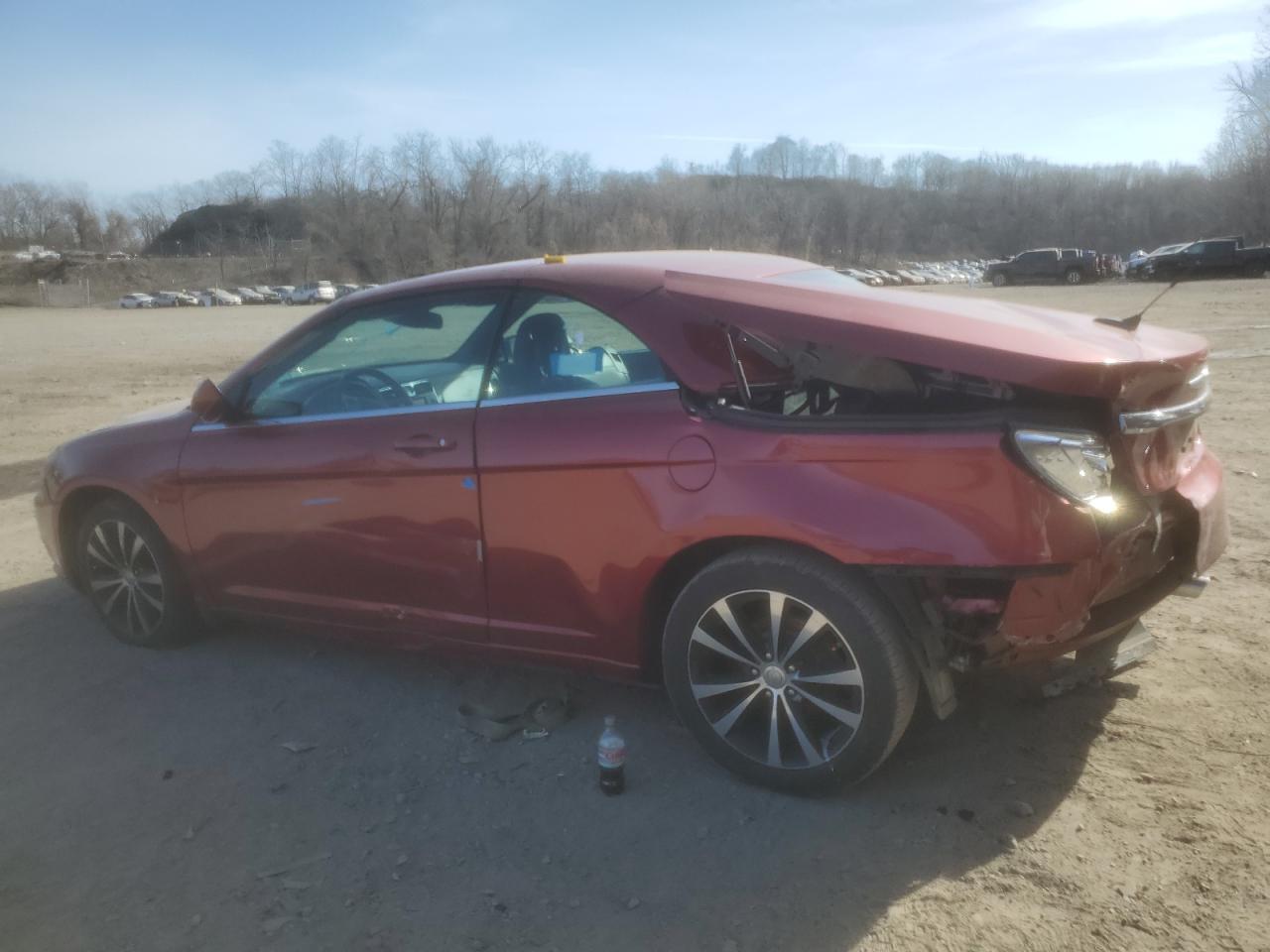 2012 Chrysler 200 VIN 1C3BCBGG9CN140560 Copart auction photo, rear end / front end damage thumbnail 2