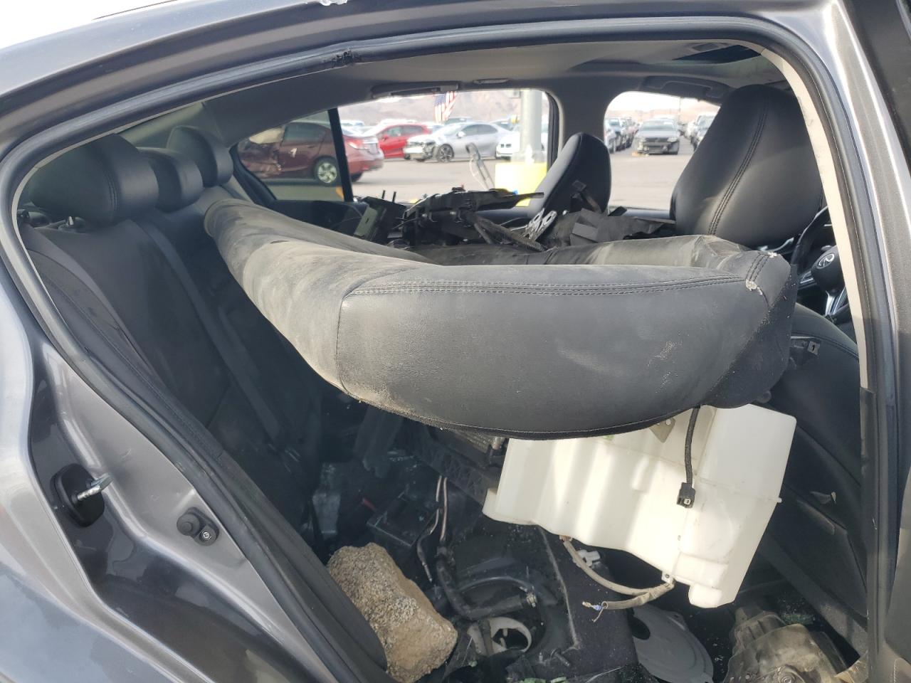 2018 Infiniti Q50 VIN JN1EV7AP9JM366693 Copart auction photo, vandalism / all over damage thumbnail 10