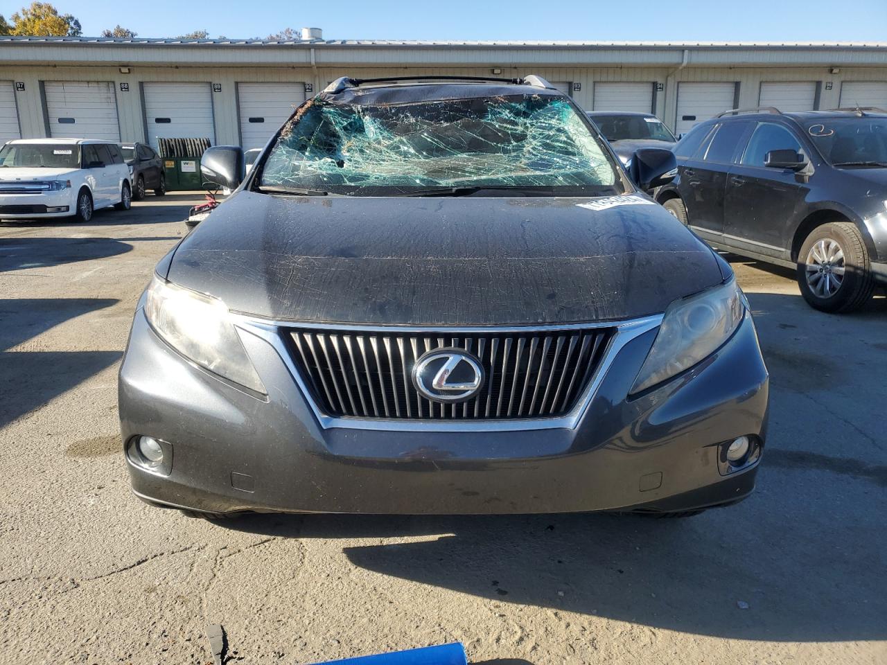 2011 Lexus RX VIN 2T2BK1BA7BC092145 Copart auction photo, top/roof damage thumbnail 5