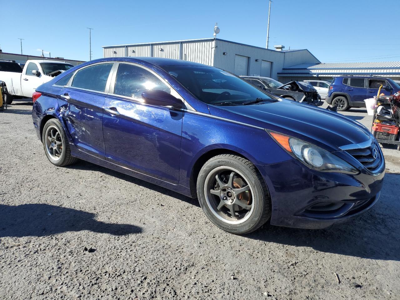 2011 Hyundai Sonata VIN 5NPEB4AC1BH087364 Copart auction photo, side damage thumbnail 4
