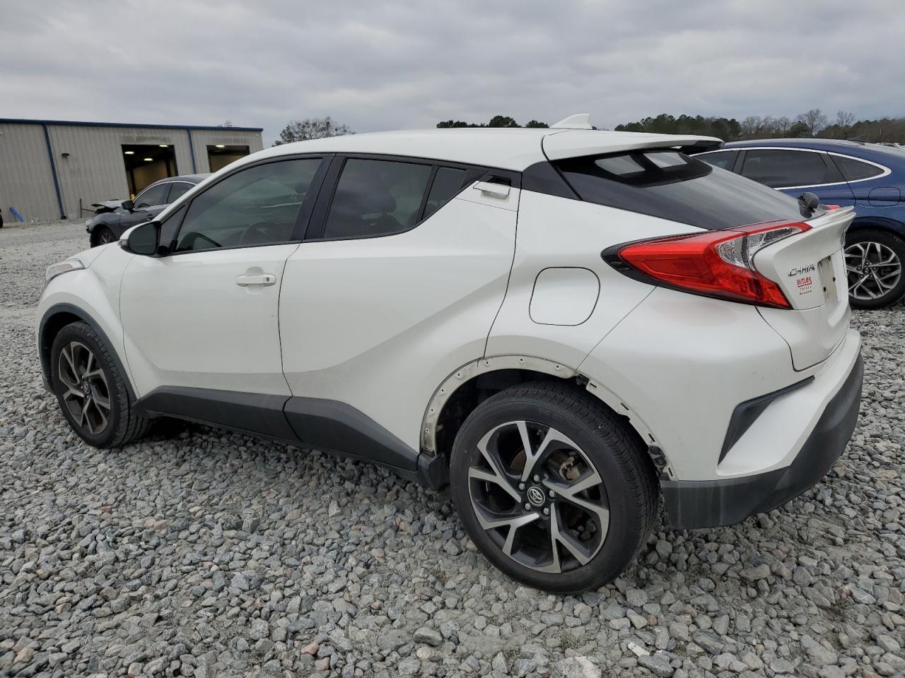 2018 Toyota C-HR VIN JTNKHMBX2J1004027 Copart auction photo, side / rear end damage thumbnail 2