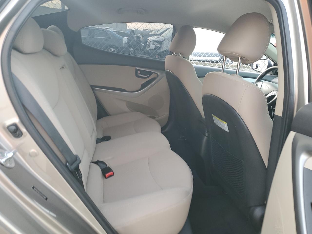 2016 Hyundai Elantra VIN 5NPDH4AE6GH772463 Copart auction photo, vandalism damage thumbnail 10