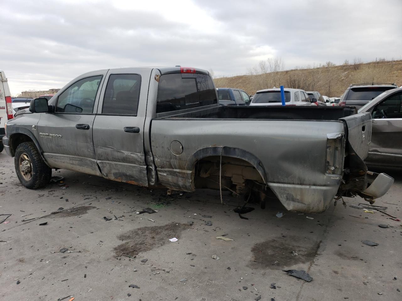 2006 Dodge RAM VIN 3D7LX38C76G173517 Copart auction photo, side / rear end damage thumbnail 2