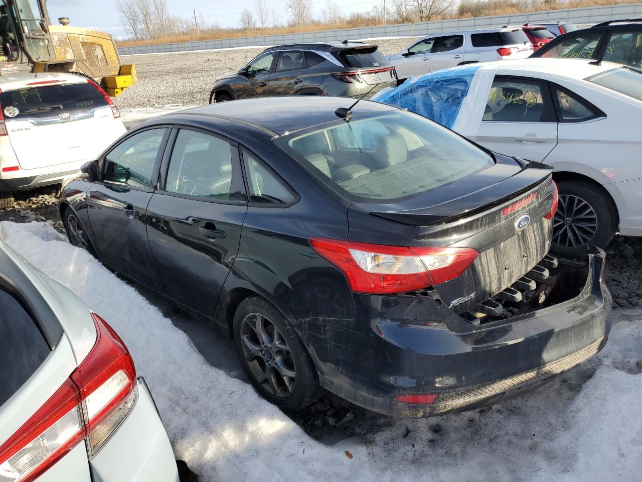 2013 Ford Focus VIN 1FADP3F25DL203824 Copart auction photo, side / front end damage thumbnail 2