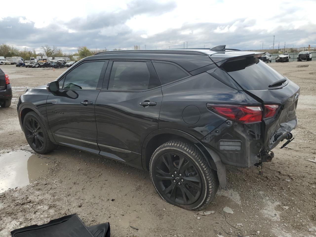 2022 Chevrolet Blazer VIN 3GNKBKRS9NS141840 Copart auction photo, rear end damage thumbnail 2