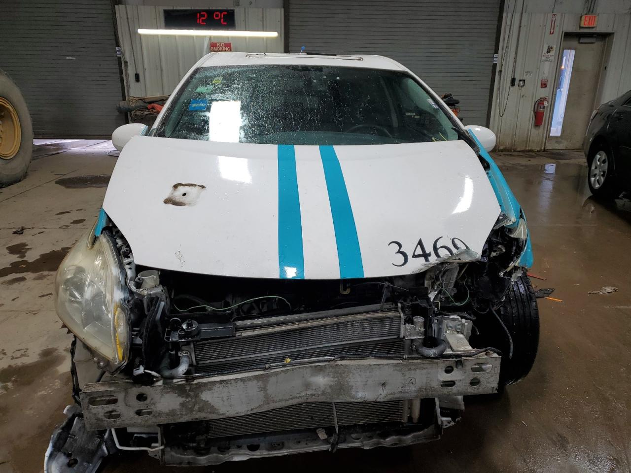 2012 Toyota Prius VIN JTDKN3DU8C1530353 Copart auction photo, all over damage thumbnail 5