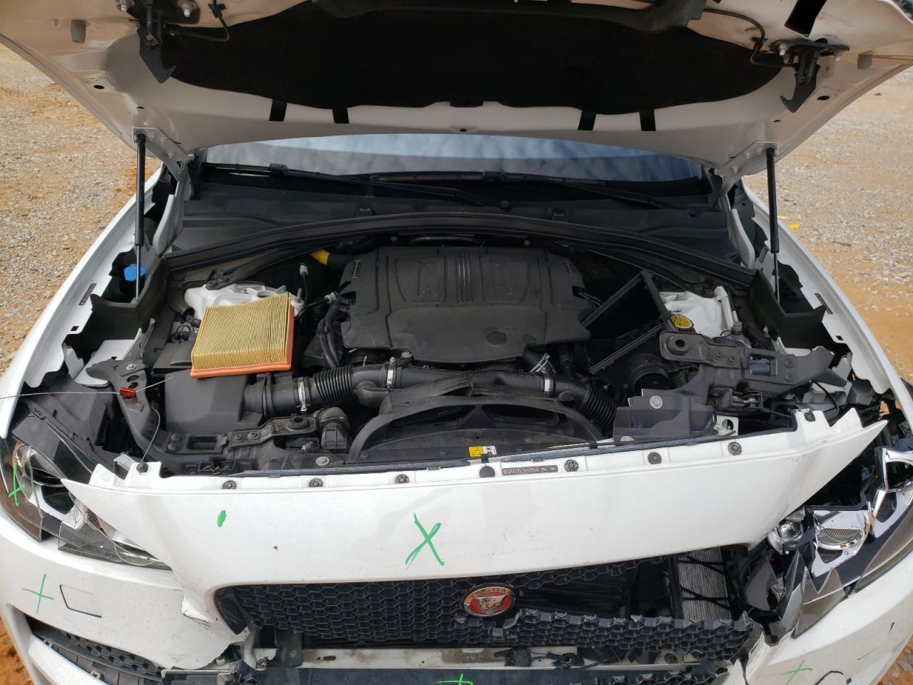 2017 Jaguar F-Pace VIN SADCJ2BVXHA882478 Copart auction photo, front end damage thumbnail 12