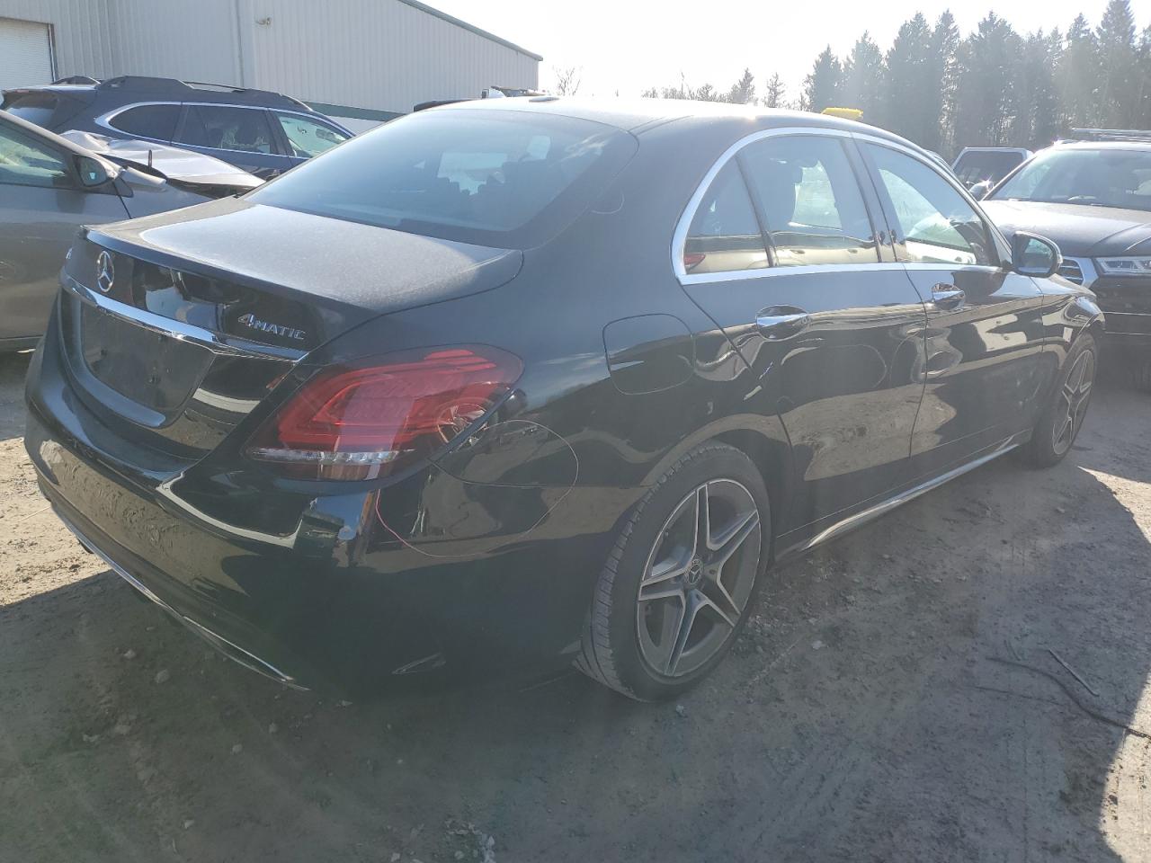 2019 Mercedes-Benz C-klasse VIN 55SWF8EB1KU283402 Copart auction photo, front end damage thumbnail 3