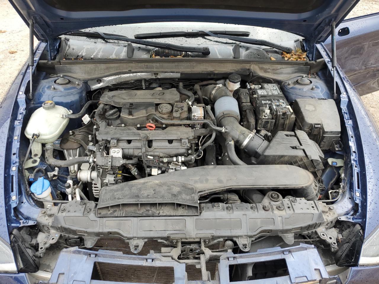 2020 Hyundai Sonata VIN 5NPEJ4J25LH042858 Copart auction photo, side damage thumbnail 11