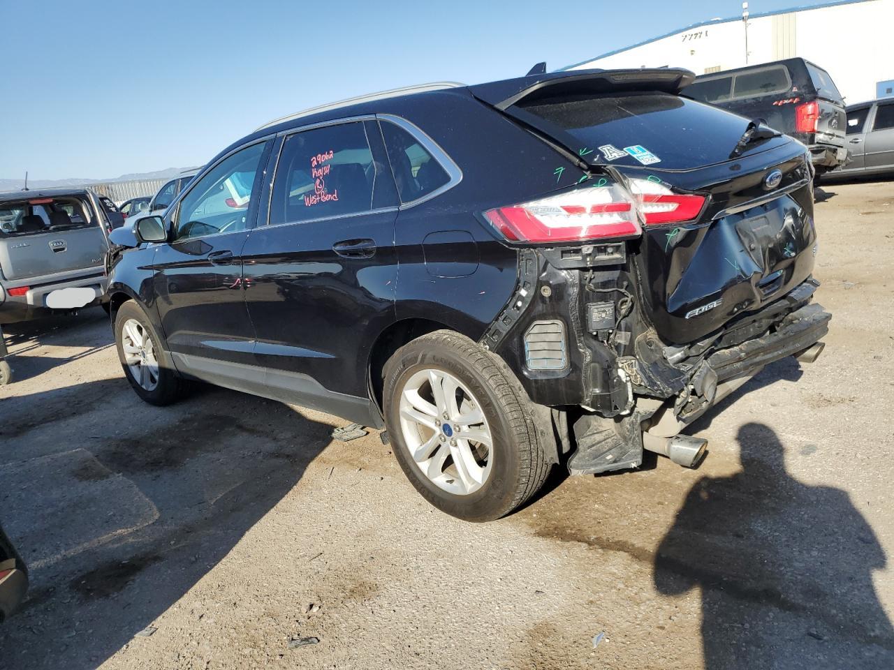2020 Ford Edge VIN 2FMPK4J91LBA68559 Copart auction photo, front end / rear end damage thumbnail 2