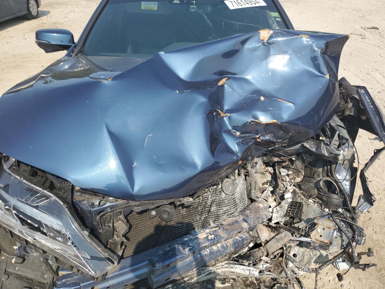 2016 Honda Accord VIN 1HGCT2B01GA002293 Copart auction photo, all over damage thumbnail 12