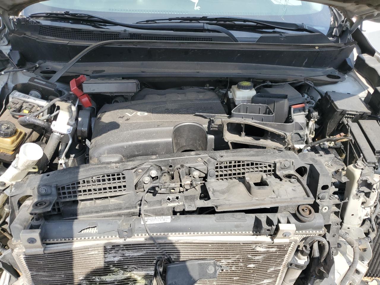 2017 Nissan Pathfinder VIN 5N1DR2MN1HC632276 Copart auction photo, front end / side damage thumbnail 12