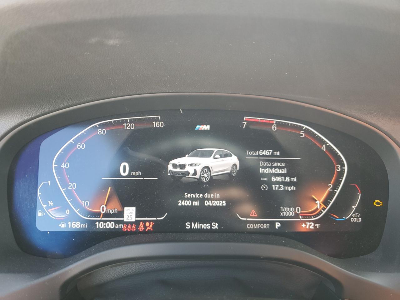 2024 BMW X4 VIN 5UX33DT09R9W50136 Copart auction photo, rear end / front end damage thumbnail 9
