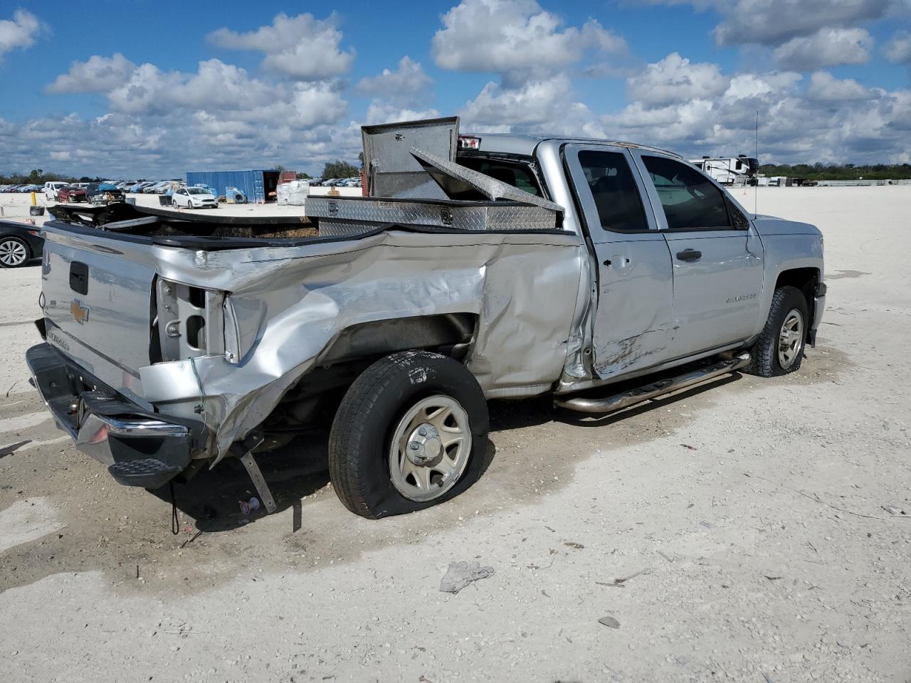 2014 Chevrolet Silverado VIN 1GCRCPEHXEZ367710 Copart auction photo, rollover damage thumbnail 3