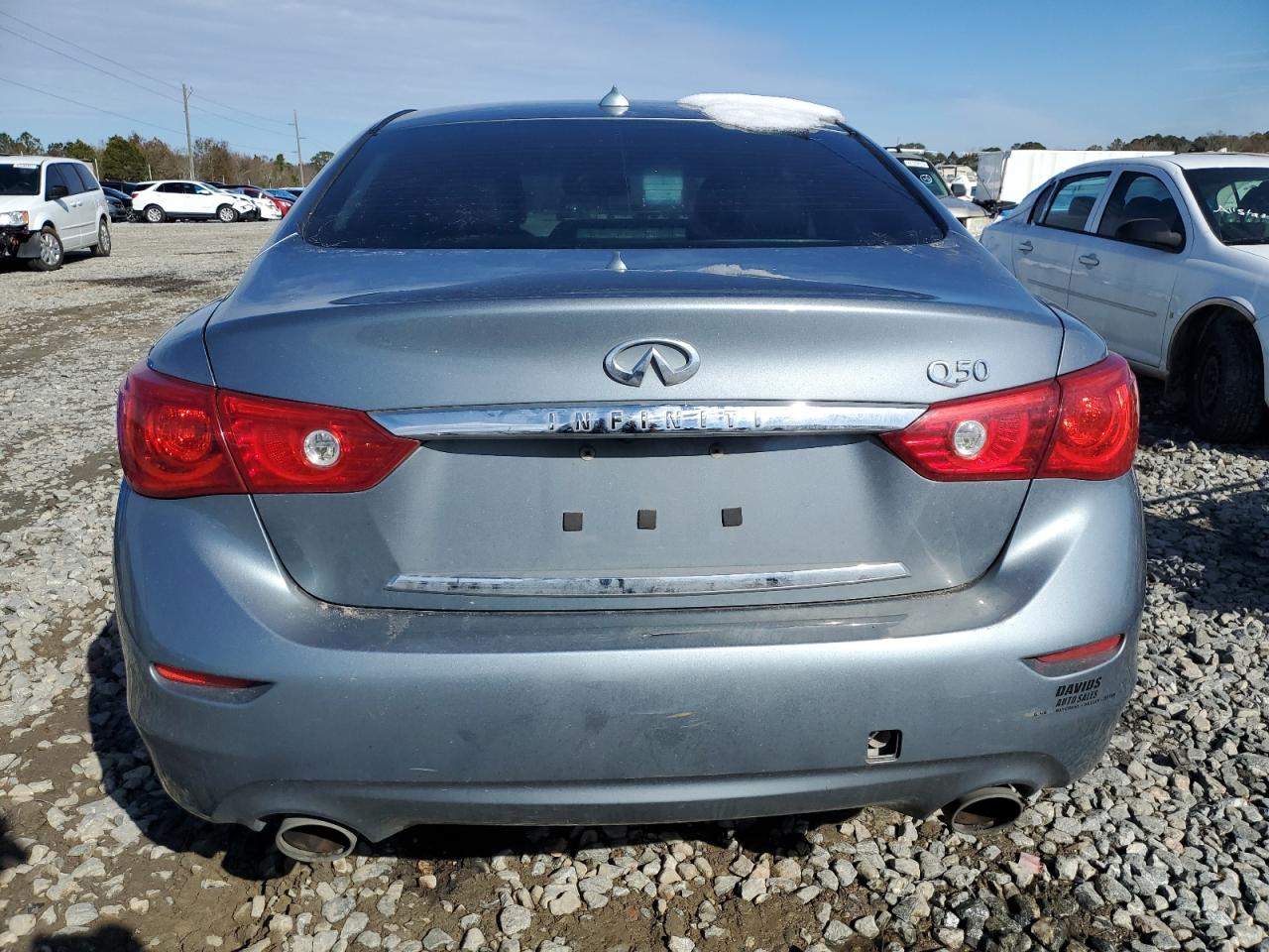 2014 Infiniti Q50 VIN JN1BV7AP3EM692241 Copart auction photo, all over damage thumbnail 6