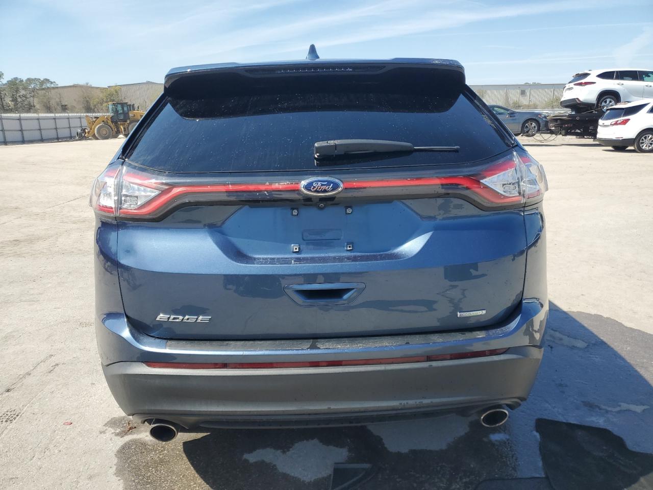 2018 Ford Edge VIN 2FMPK3G90JBB84706 Copart auction photo, front end / side damage thumbnail 6
