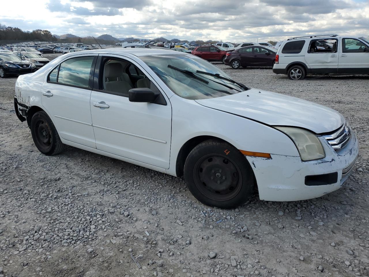 2007 Ford Fusion VIN 3FAHP06Z87R176430 Copart auction photo, side / front end damage thumbnail 4