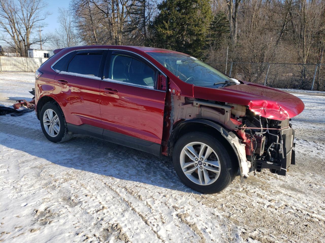 2018 Ford Edge VIN 2FMPK4J85JBC43285 Copart auction photo, front end damage thumbnail 4