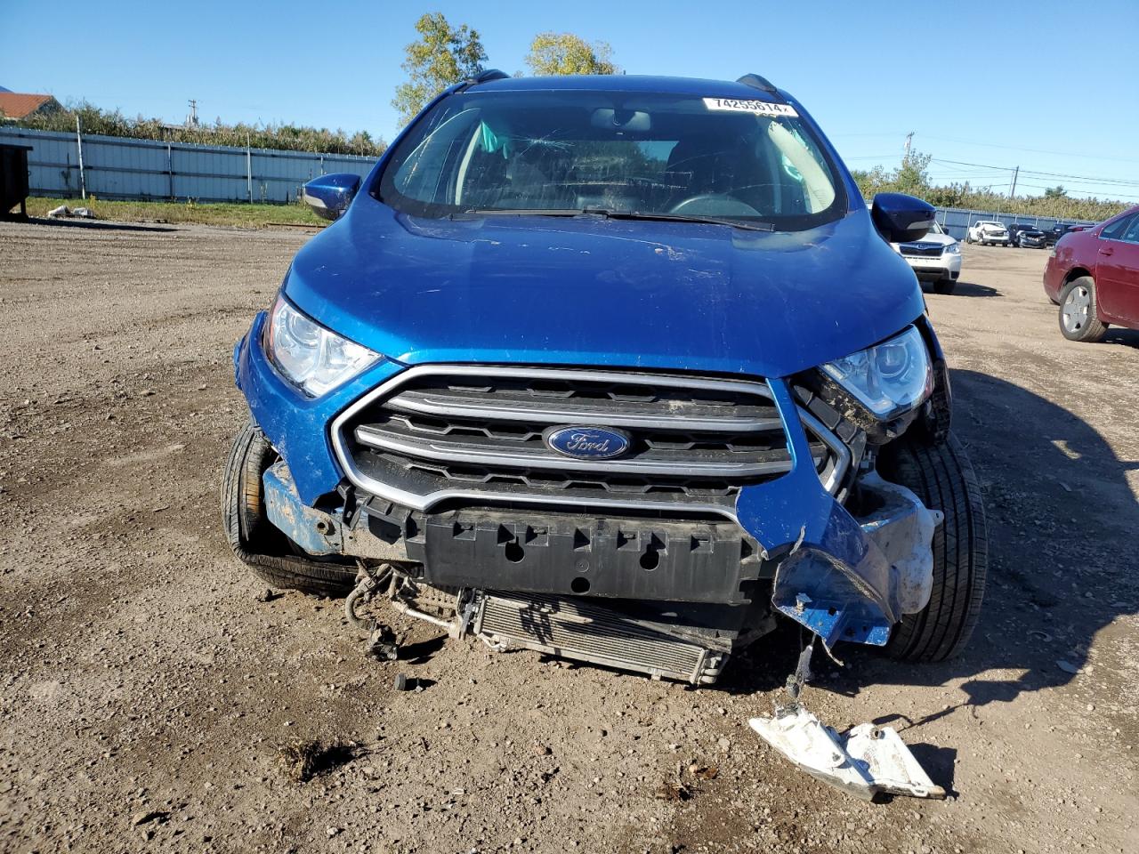 2020 Ford EcoSport VIN MAJ3S2GE1LC340092 Copart auction photo, all over / undercarriage damage thumbnail 5