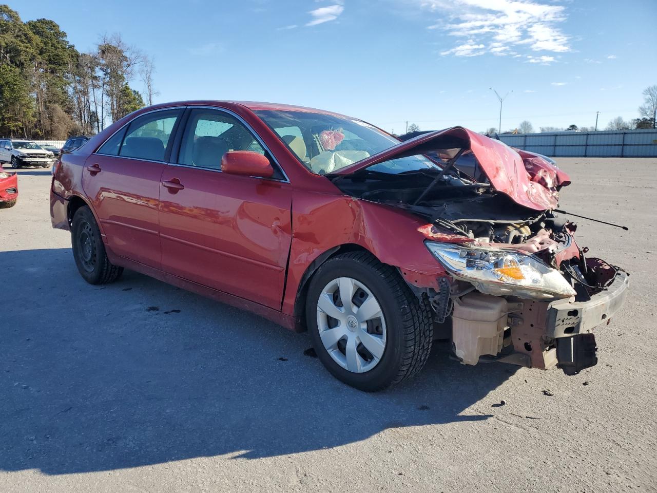 2011 Toyota Camry VIN 4T1BF3EK2BU651009 Copart auction photo, front end / side damage thumbnail 4