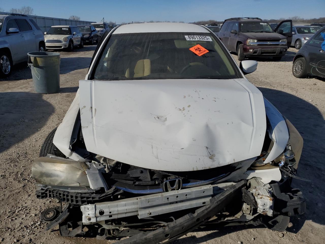 2012 Honda Accord VIN 1HGCP2F41CA235618 Copart auction photo, front end damage thumbnail 5