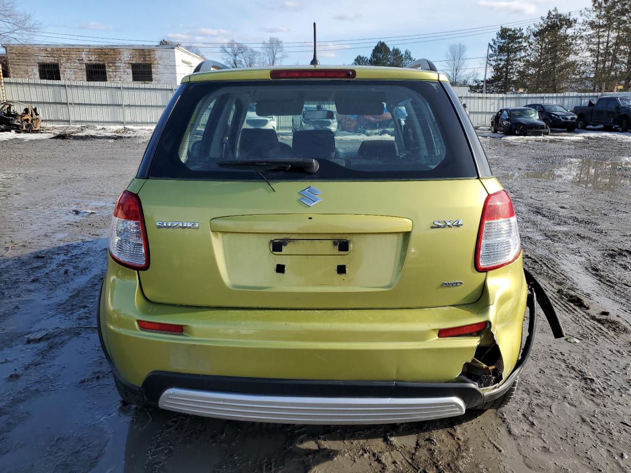 2013 Suzuki SX4 VIN JS2YB5A48D6100481 Copart auction photo, rear end / front end damage thumbnail 6