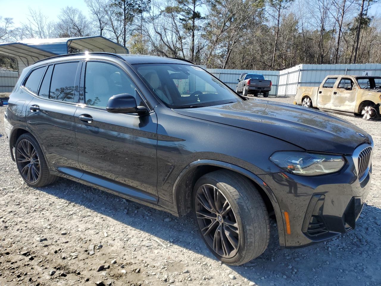 2022 BMW X3 VIN 5UX43DP04N9L67006 Copart auction photo, rear end damage thumbnail 4